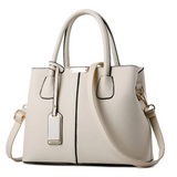 Bolsa Feminina de Couro Off White