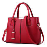 Bolsa Feminina de Couro Vermelha