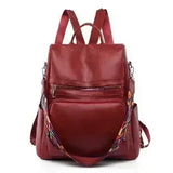 Bolsa Feminina De Couro Marsala