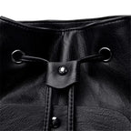 Mochila Feminina De Couro Rain