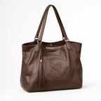 Bolsa Tote Aurora Grande em Couro Premium