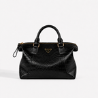 Bolsa Charlotte Grande de Couro Croco