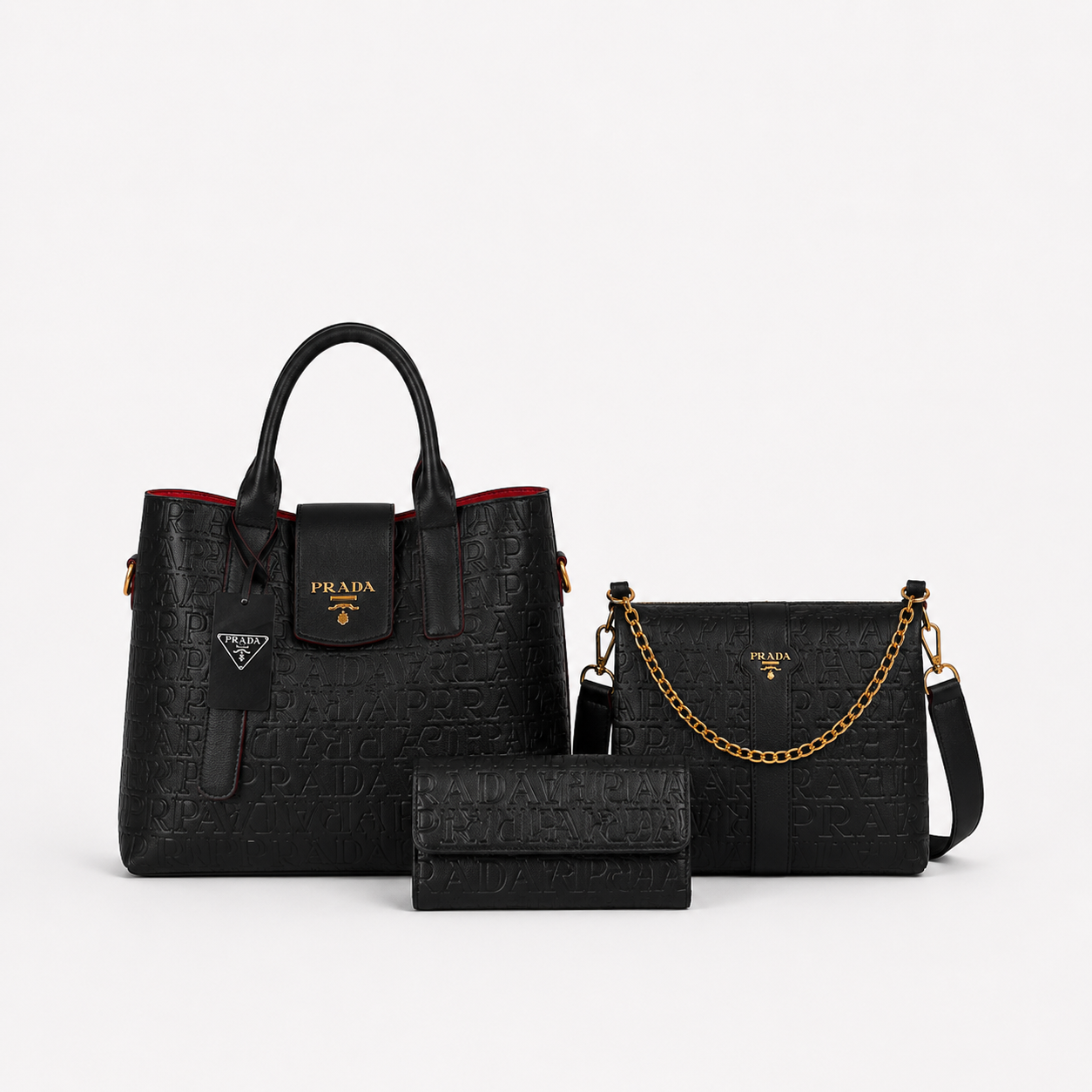 Bolsa Prada Milano Royale Kit 3 em 1