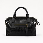 Bolsa Charlotte Grande de Couro Croco