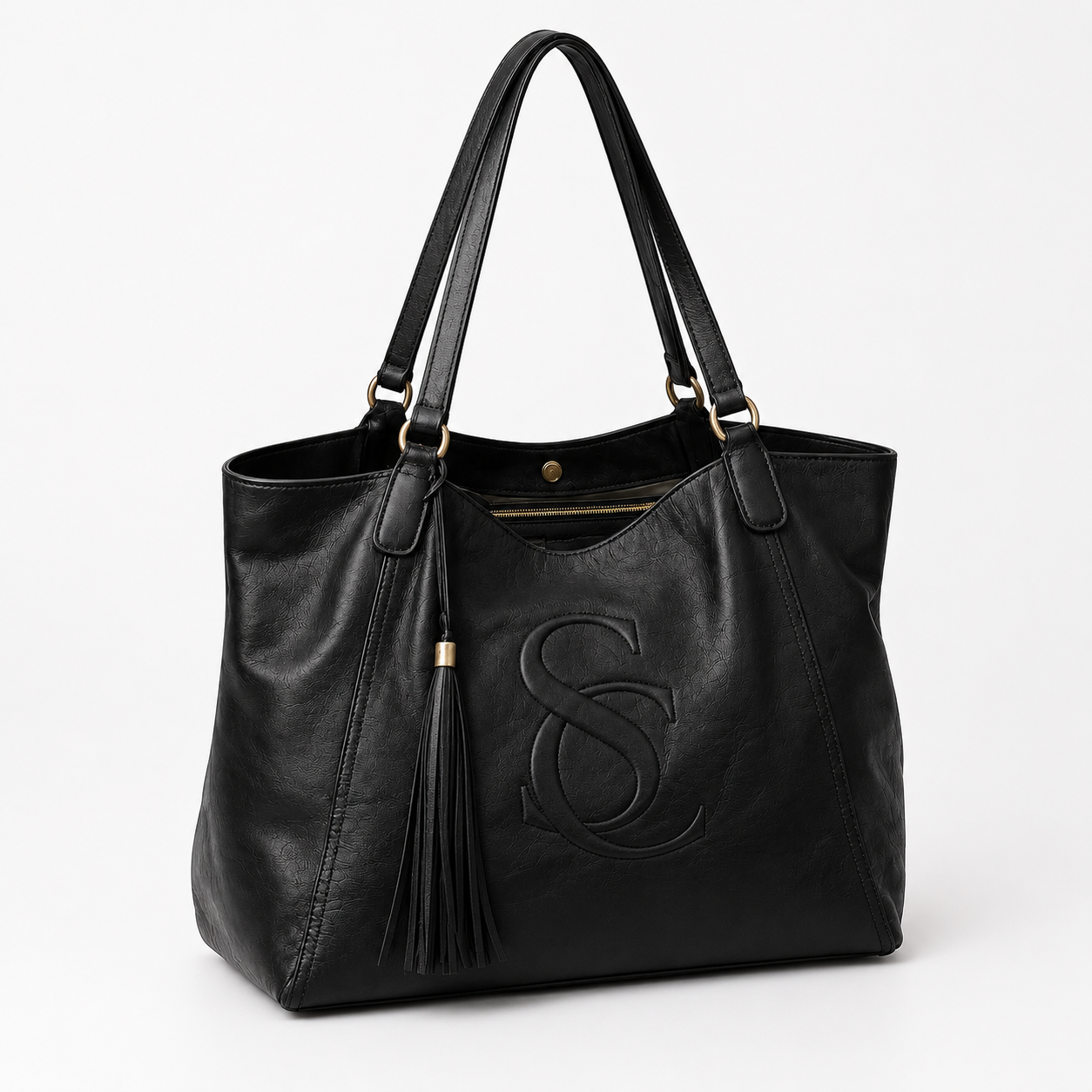 Bolsa Tote Aurora Grande em Couro Premium