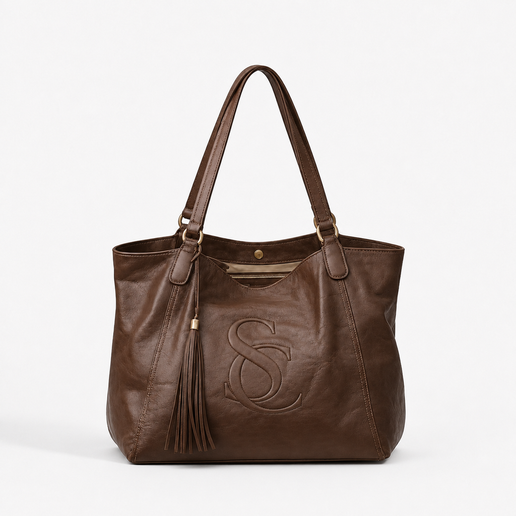 Bolsa Aurora Grande em Couro Premium