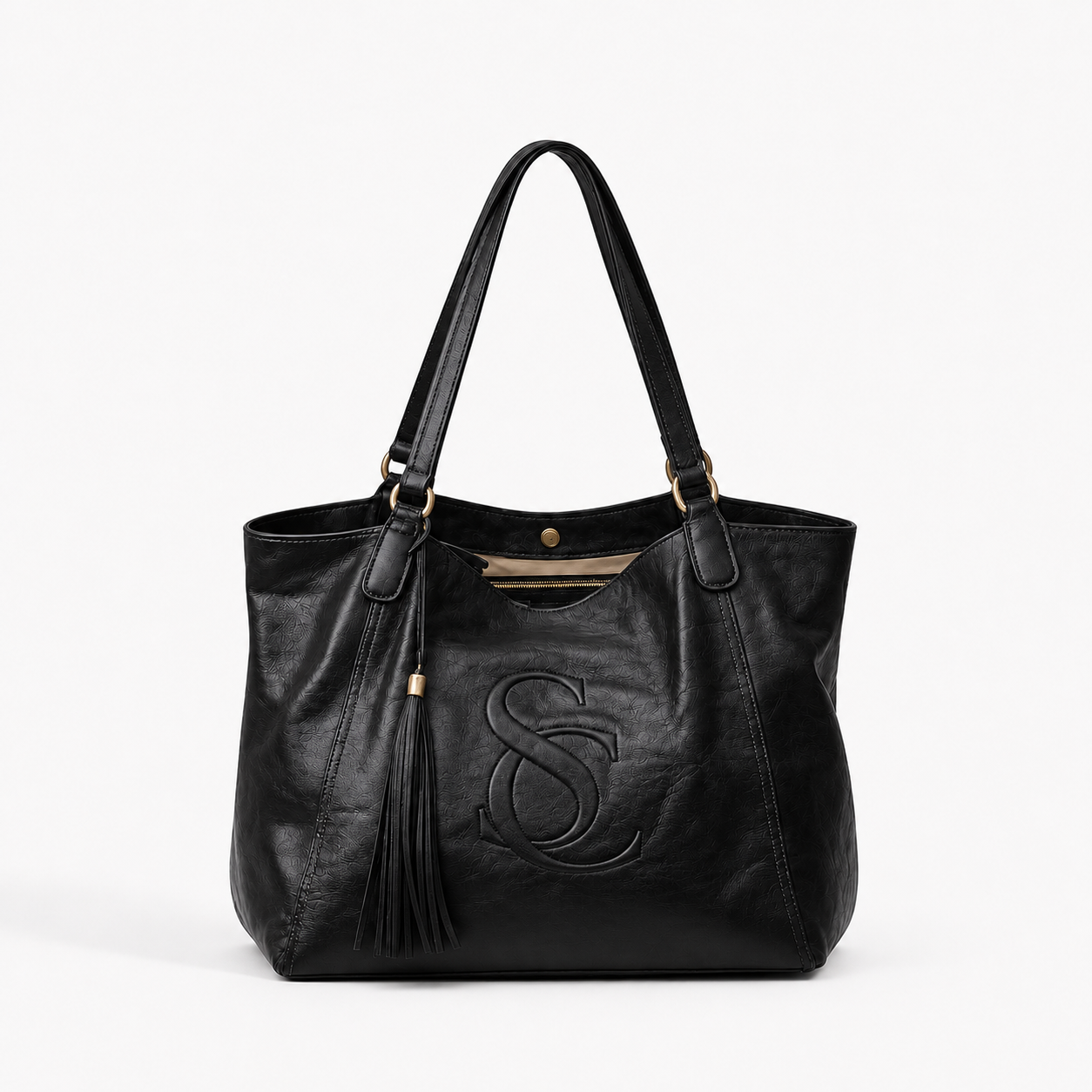 Bolsa Tote Aurora Grande em Couro Premium