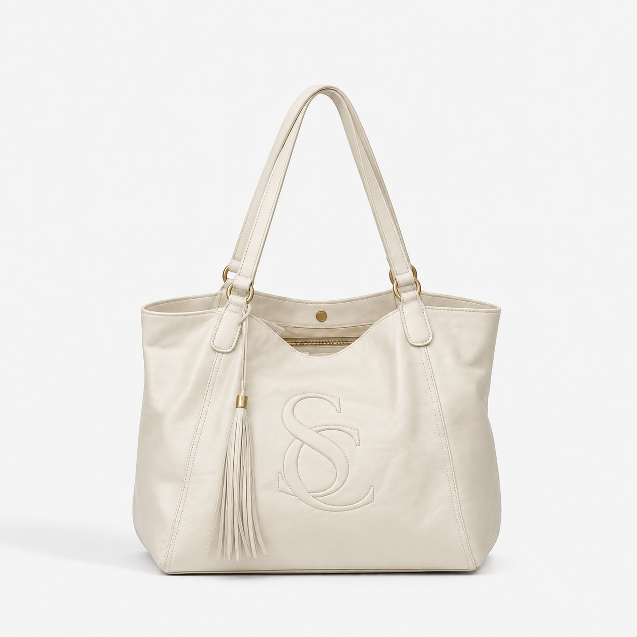 Bolsa Tote Aurora Grande em Couro Premium