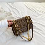 Bolsa Feminina Corrente Tiracolo Acolchoada